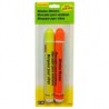 Paquete de 2 plumones marcadores para vidrio color NEON (Naranja/Ama)