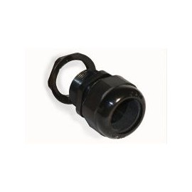 Conector glándula nylon negro cuerda 1"