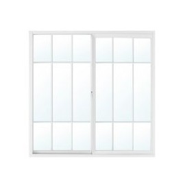 Ventana aluminio con protector 120 x 120 cm