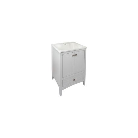 Mueble  Olympia con lavadero blanco