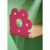 Soporte infantil flor fucsia