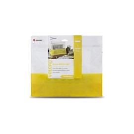 Velcro bolsas press-lok® grande, 38.7 x 33.1cm, 2 bolsas, amarilla