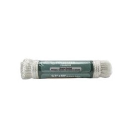 Cuerda de poliéster 1/4" x 15 m blanca