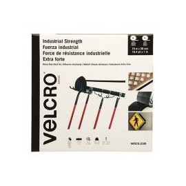Velcro sujetadores con adhesivo de alta resistencia, cinta, 15m x 25mm, negro
