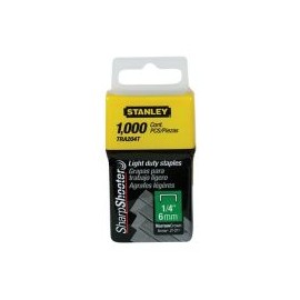 Grapas uso ligero 1000 pz 1/4 pulg