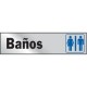 Senal Aluminio Banios