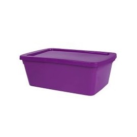 Caja organizadora 6 lts eco line morado