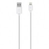 Cable lightning 1.20m Belkin color blanco sincroniza y carga a 2.4 a