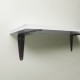 Soporte en escuadra negro 13 x 15 cm