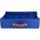 Organizador tela azul 16 espacios 35X27X9 cm