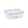 Contenedor vidrio 2 divisiones rectangular 1.05 Lt