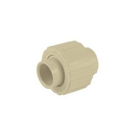 Tuerca union cpvc de 1/2", para uso de agua caliente y fria.