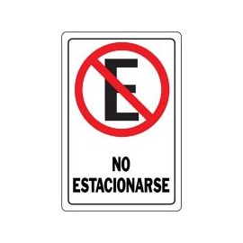 Senal No Estacionarse