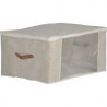 Organizador de tela con cierre 60 x 45  x 30 cm