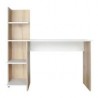 Escritorio con Biblioteca Wex Color Rovere Blanco