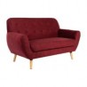 SOFA 2 PLAZAS VINO SELENA
