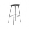 Silla bar fija Negra