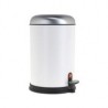 Bote de basura con pedal blanco 12 L