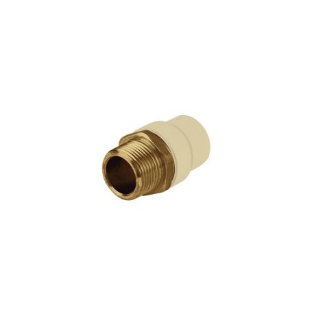 Adaptador hembra cpvc de 1" rosca metalica,  para uso de agua caliente y fria.