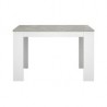 MESA ALFA BLANCO CEMENTO CON GRIS