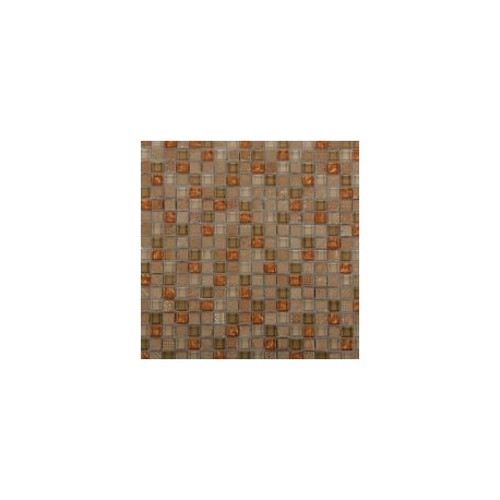 Malla mix piedra vidrio 30x30 cm