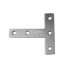 Placa de unión galvanizada 3" x 3"