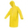 Gabardina impermeable PVC amarilla gorro ajustable M