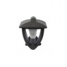 Arbotante Habana 60W gris 1luz E27 metal Up IP44 25cm