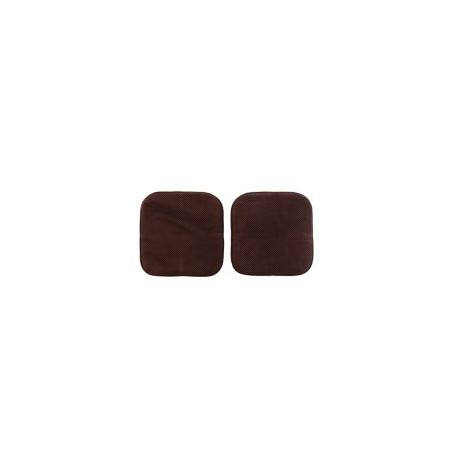 Set cojines para silla chocolate 40x40 cm