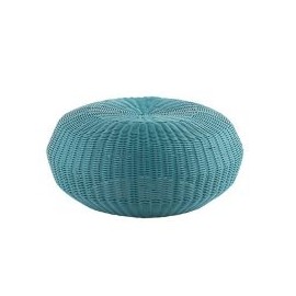 Pouf verde petróleo 60 cm