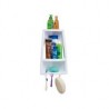 Esquinero blanco para baño