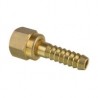 Conexión GIR. 3/8 Flare X 3/8 Barb 50 pz