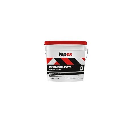 Topex Imper Fib 3A Rojo 3.8L