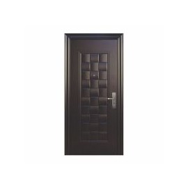 Puerta seguridad Luxury chocolate izquierda 95 x 200 cm