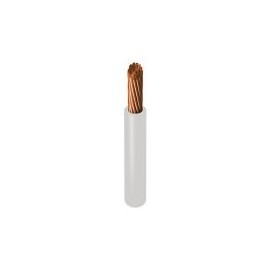 Cable cobre THW AWG 6  1m blanco