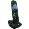 Telefono Inalambrico , Pantalla iluminada en azul , Identificador de llamadas color negro
