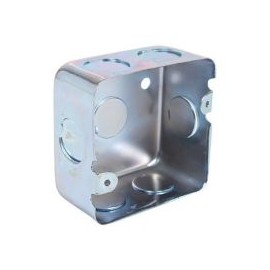 Caja cuadrada 3/4" galvanizada