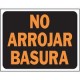 Senal Jumbo No Arrojar Basura