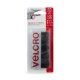 Velcro sujetadores con adhesivo de uso general, 6 círculos, 8 cuadros, 1.9 x 2.2 cm, negro