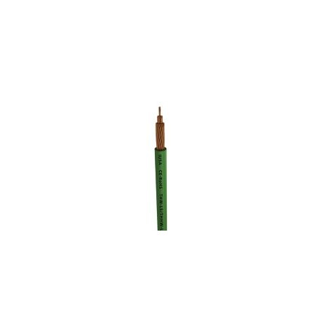 Cable RoHS THHW-LS 12 100 m verde