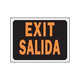 Senal Bilingue Exit/Salida