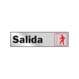 Senal Aluminio Salida