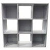 Organizador de 9 cubos blanco