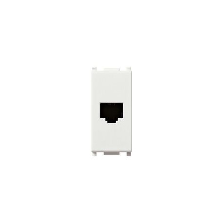 Toma telefónica RJ11 blanco