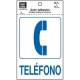 Senal Telefono 13x18
