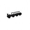 Percha Locomotora Negra