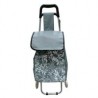 Carrito mandado 42x32x95 cm gris con diseño