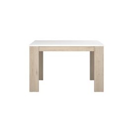 MESA ALFA ROBLE CON BLANCO