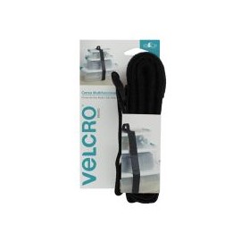 Velcro correa multifuncional con asa, 1 correa, 1.8m x5cm, negro