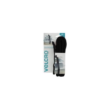 Velcro correa multifuncional con asa, 1 correa, 1.8m x5cm, negro